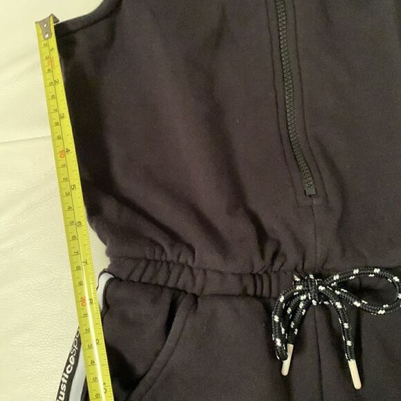 Justice Zip Up Hooded Sweatsuit Jumpsuit Girls Size 10 - Picture 7 of 14